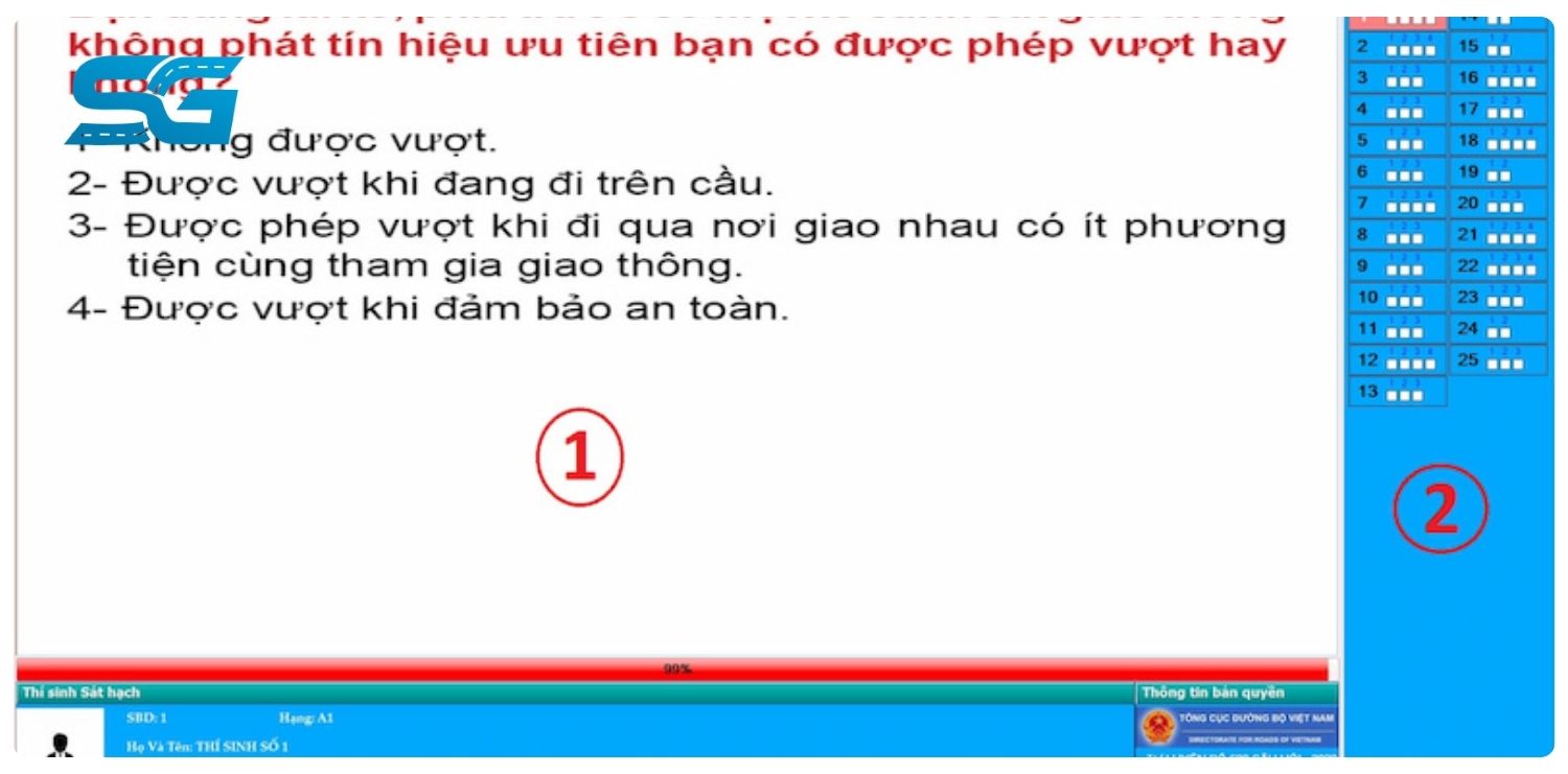 Thi bằng lái A1 bao nhiêu câu
