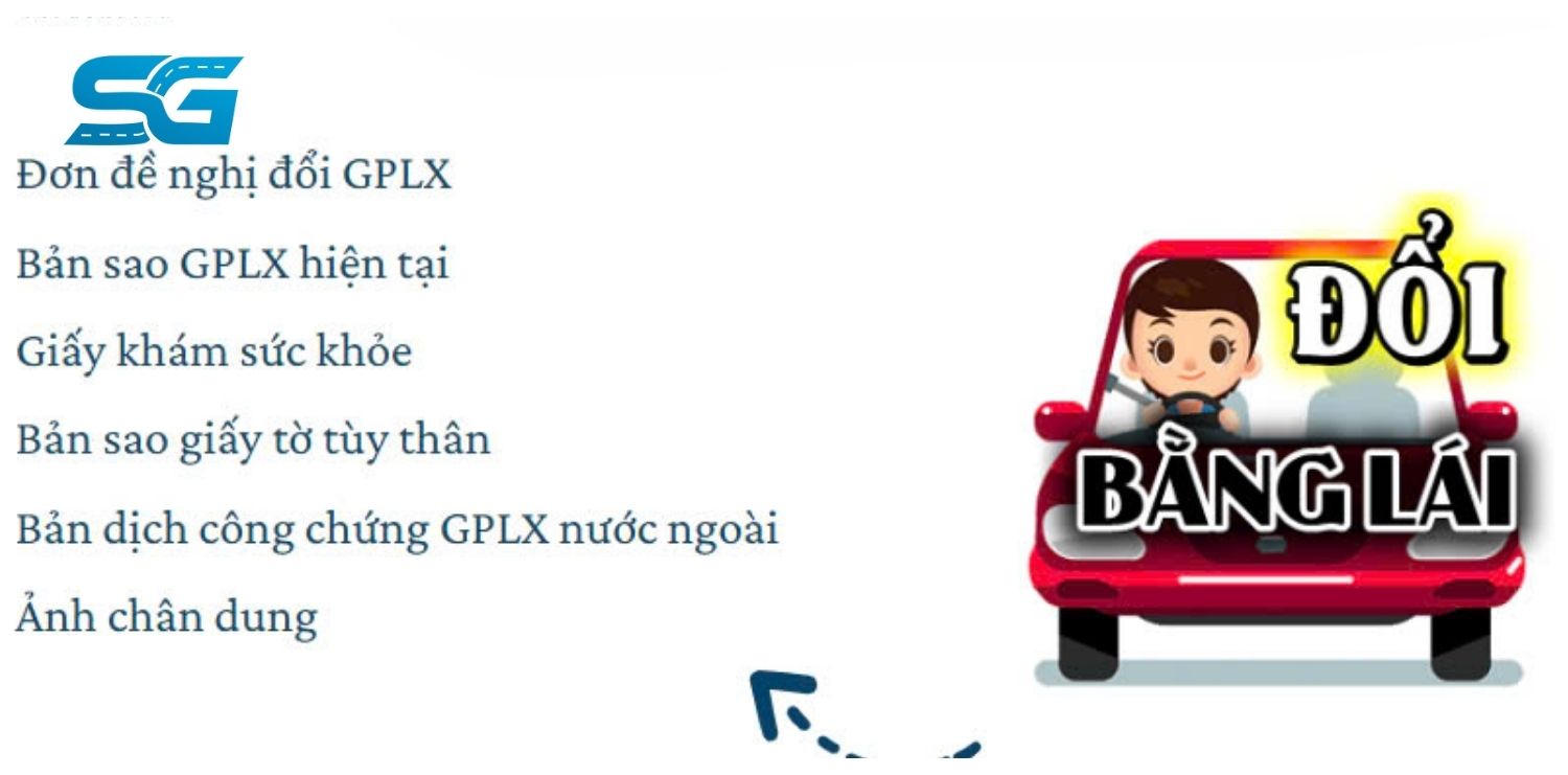  đổi bằng lái xe ô tô ở đâu