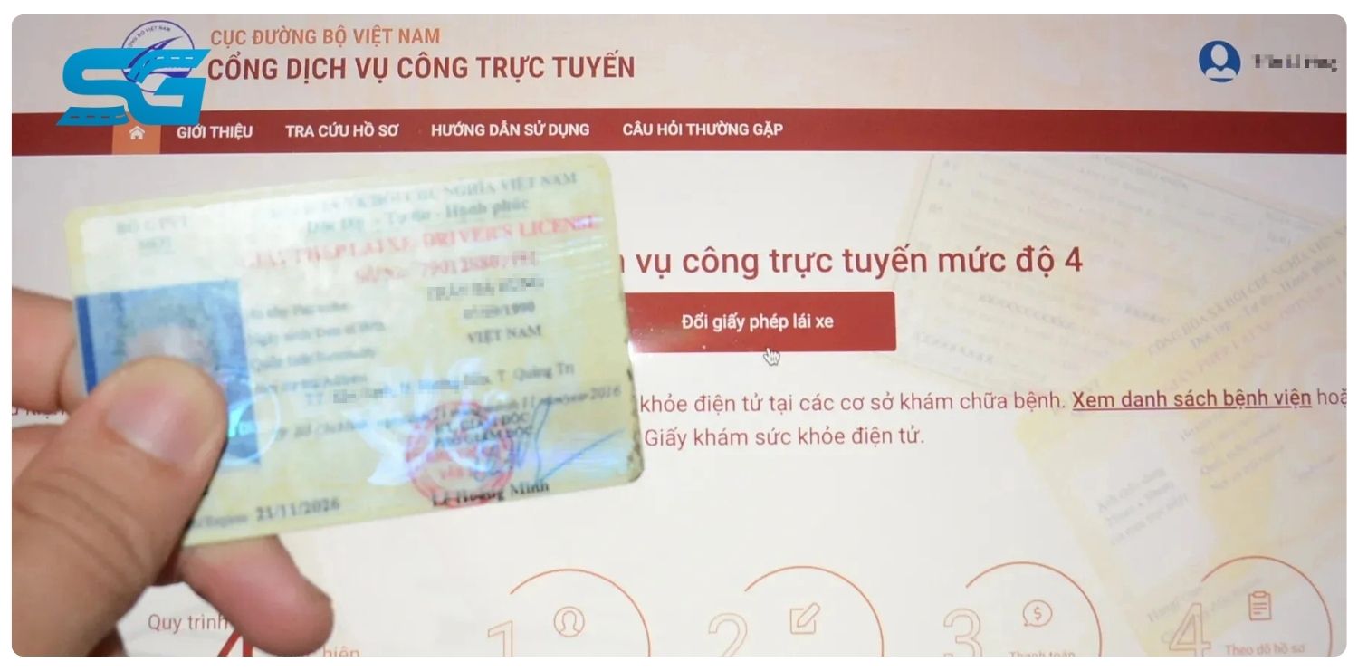 dịch vụ đổi bằng lái xe ô tô