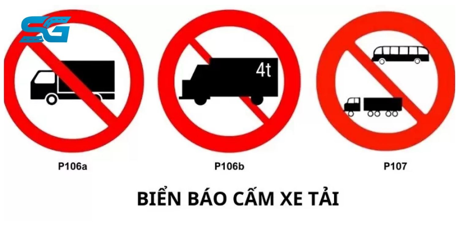 biển nào cấm máy kéo
