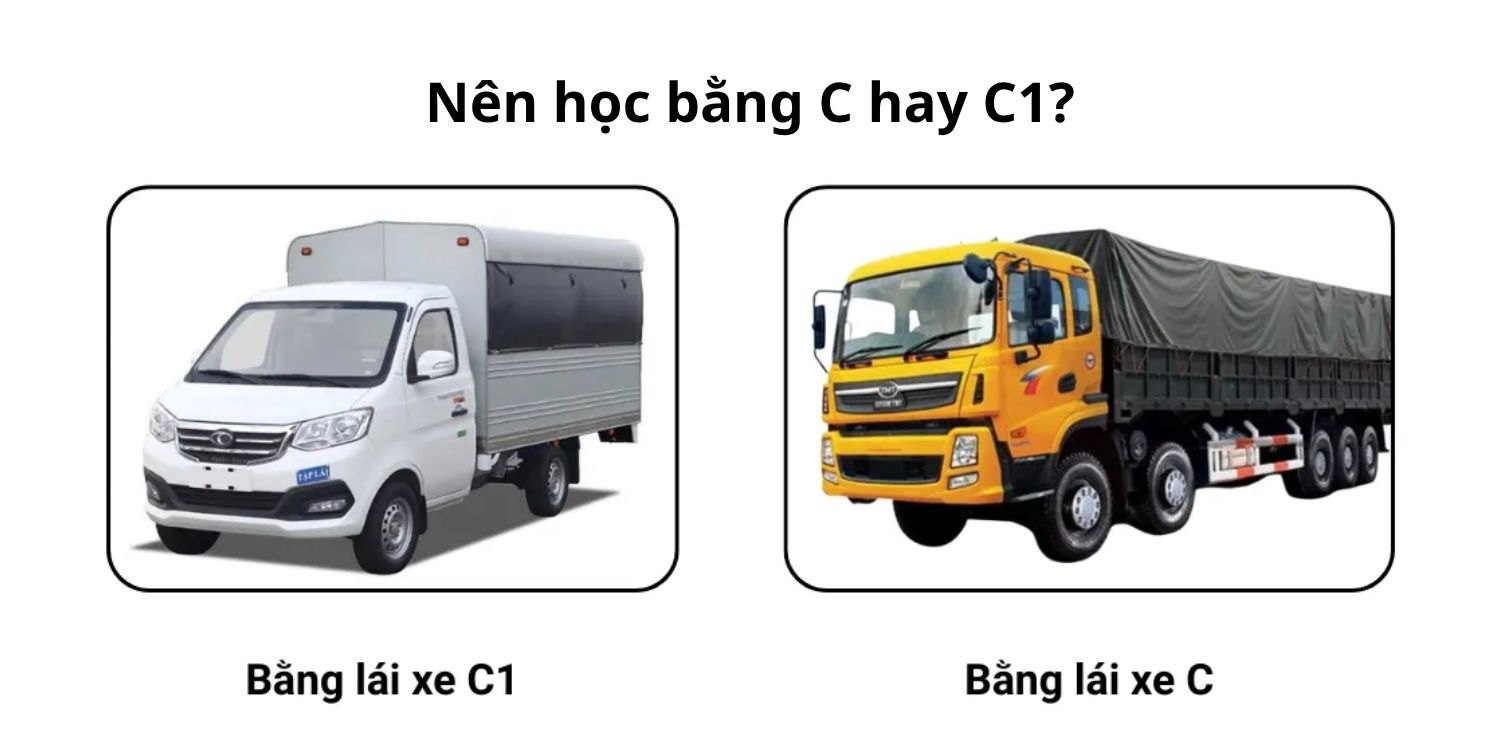Bằng C và C1 khác nhau như thế nào?