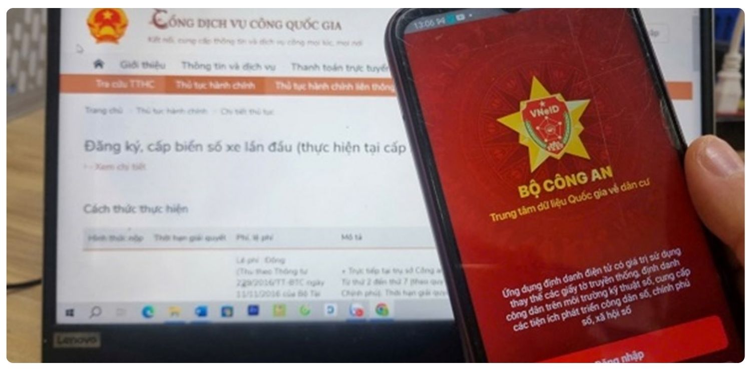 Đăng ký biển số xe máy online