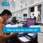 Mua xe bao lâu có biển số