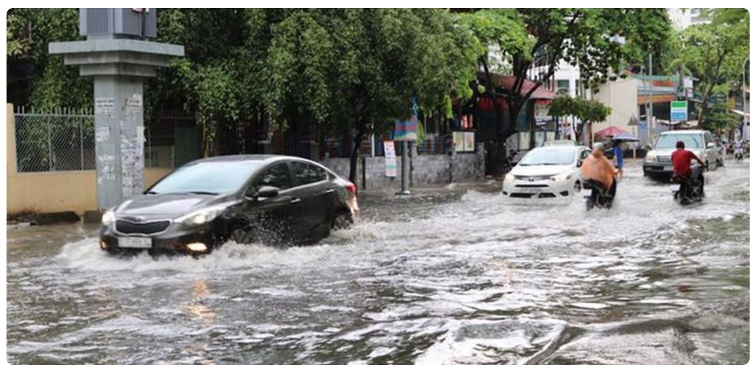 Kinh nghiệm lái xe qua vùng ngập nước