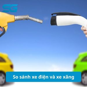 So sánh xe điện và xe xăng