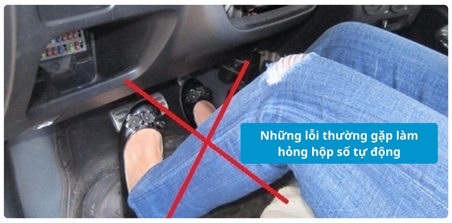 Những lỗi thường gặp làm hỏng hộp số tự động