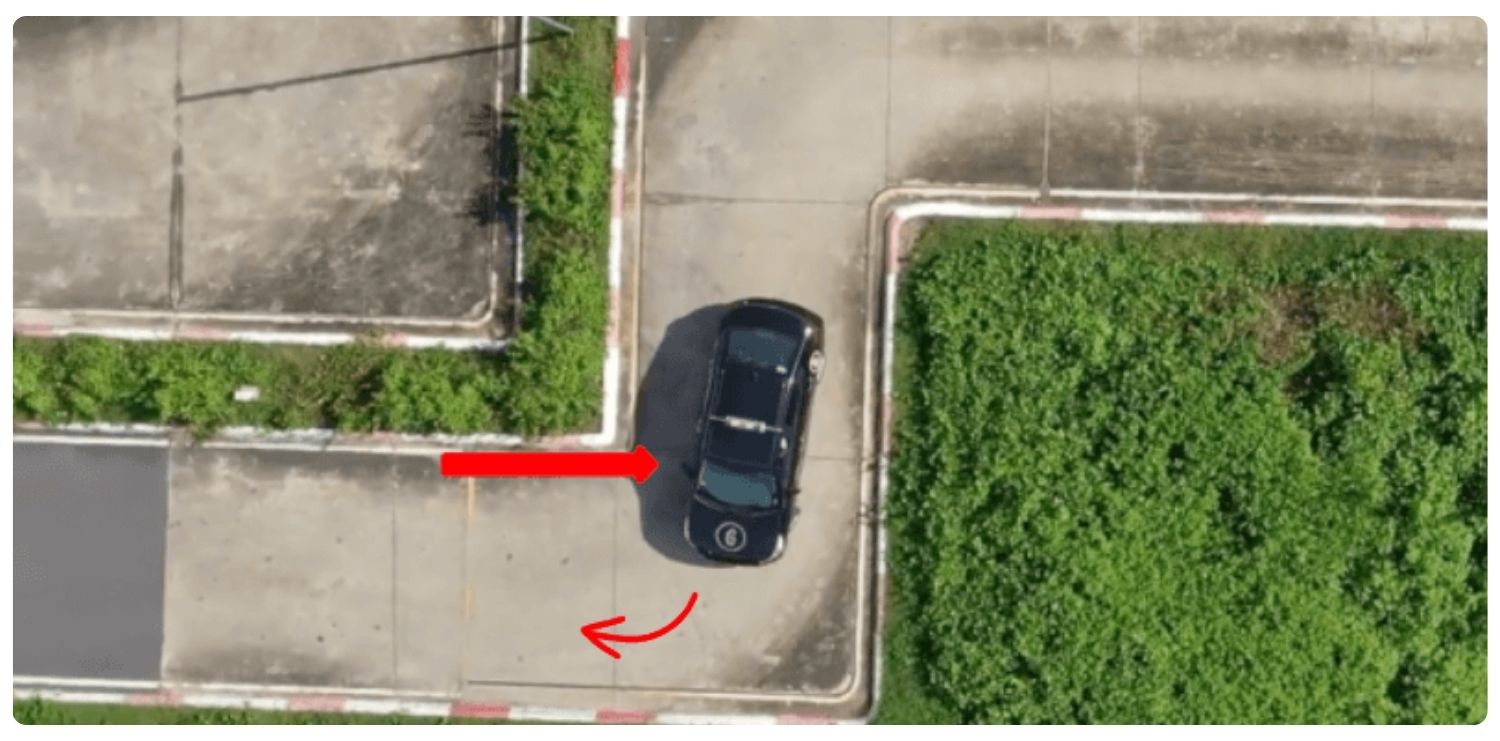 Bài 4: Qua vệt bánh xe và đường hẹp vuông góc